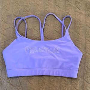 Peloton Lavender Double-Strap Bra